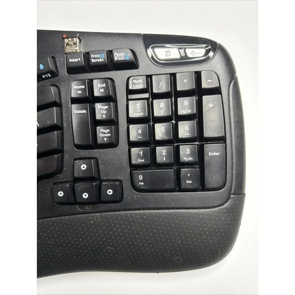 Logitech K350 ( Y-RBN90 ) Wireless Comfort Wave Ergonomic Keyboard W/ UNIFY USB
